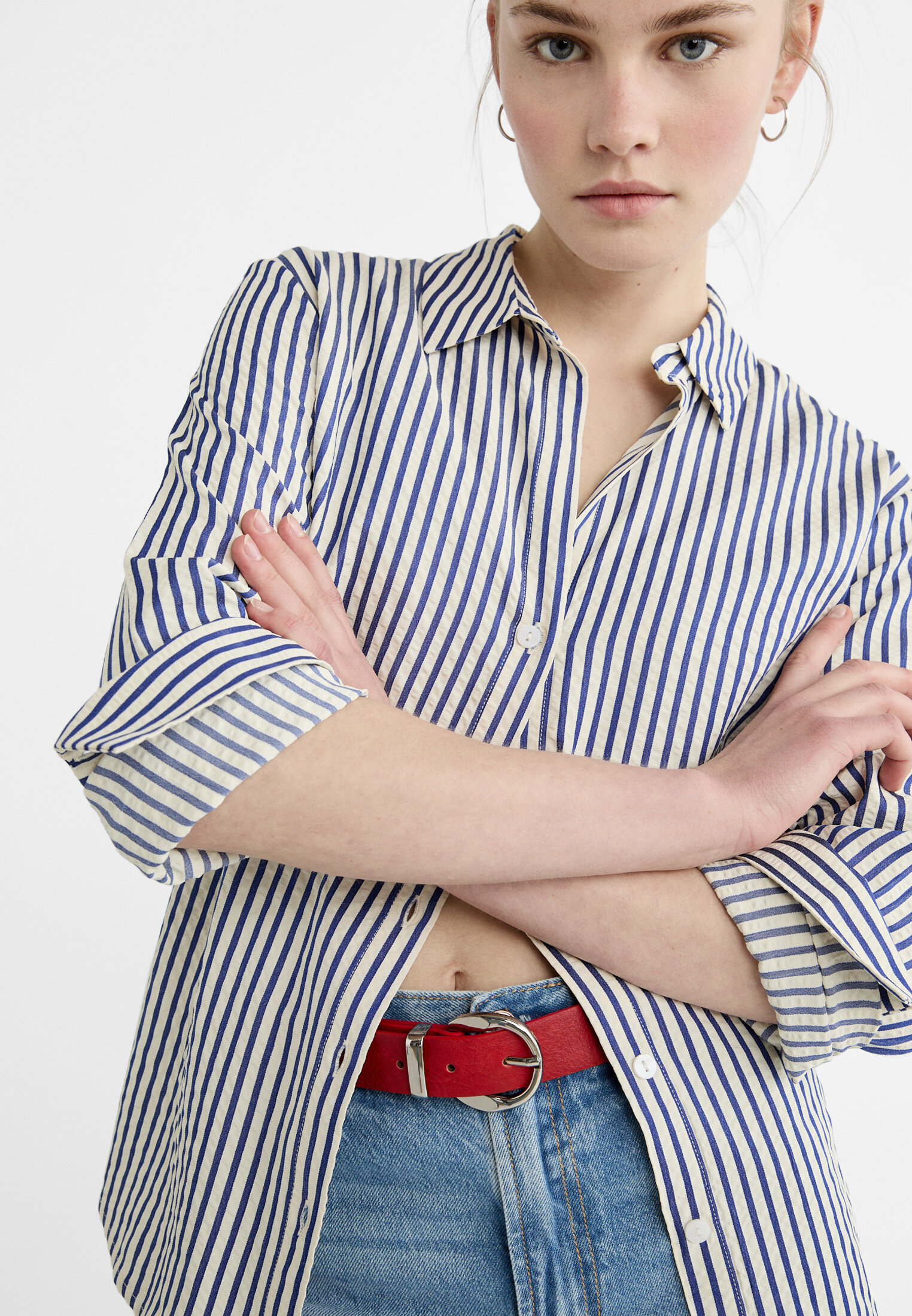 Hemd mit streifen Clearance